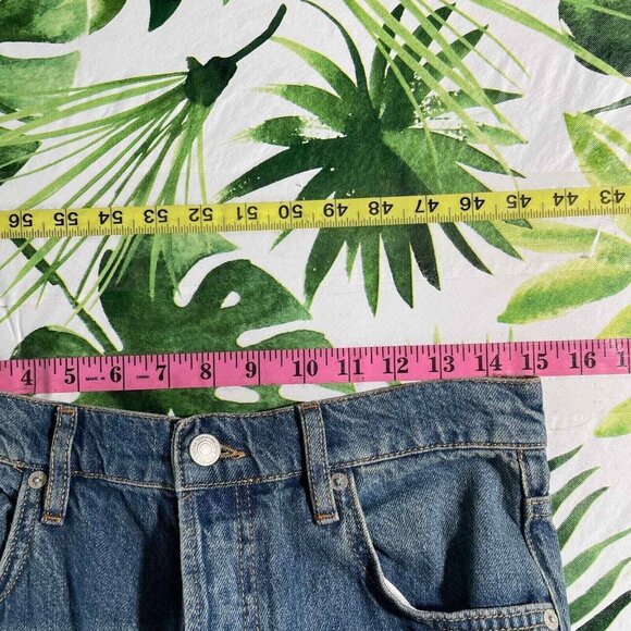 Free People New Dawn Flare Jeans Womens 25 Blue Denim High Rise Button Fly - Picture 13 of 15